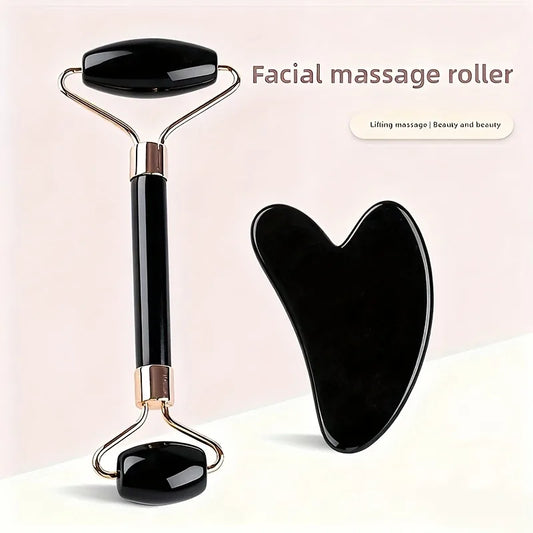 BeautyRoll Duo – Rouleau de Massage Visage & Corps Double Face Léger