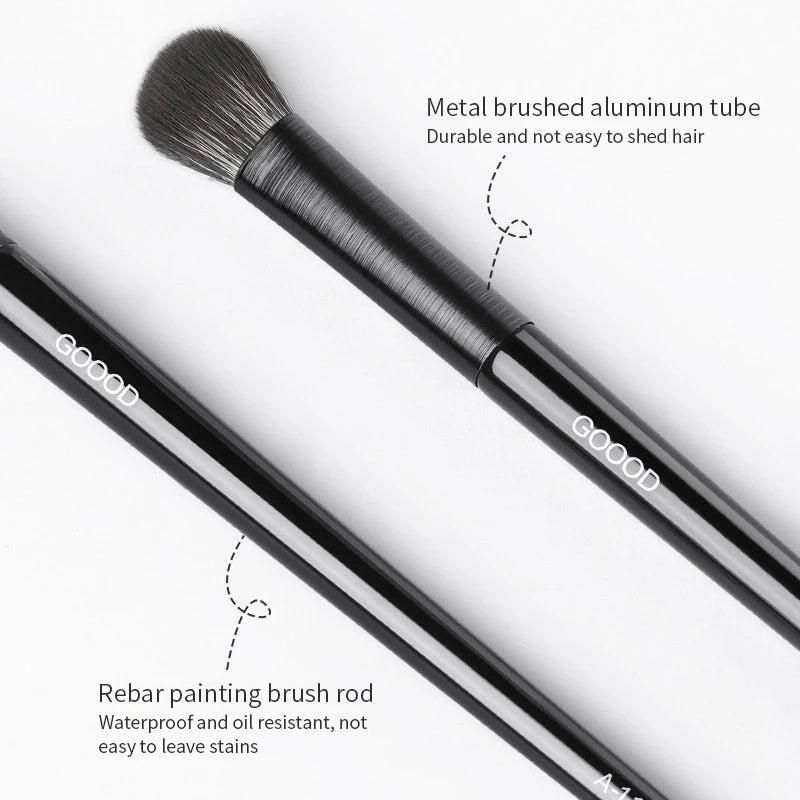 Ensemble de pinceaux de maquillage pour les yeux naturels, pour fard à paupières, Contour des sourcils, Eyeliner, pour femmes, mélange cosmétique, outils de maquillage pour détails