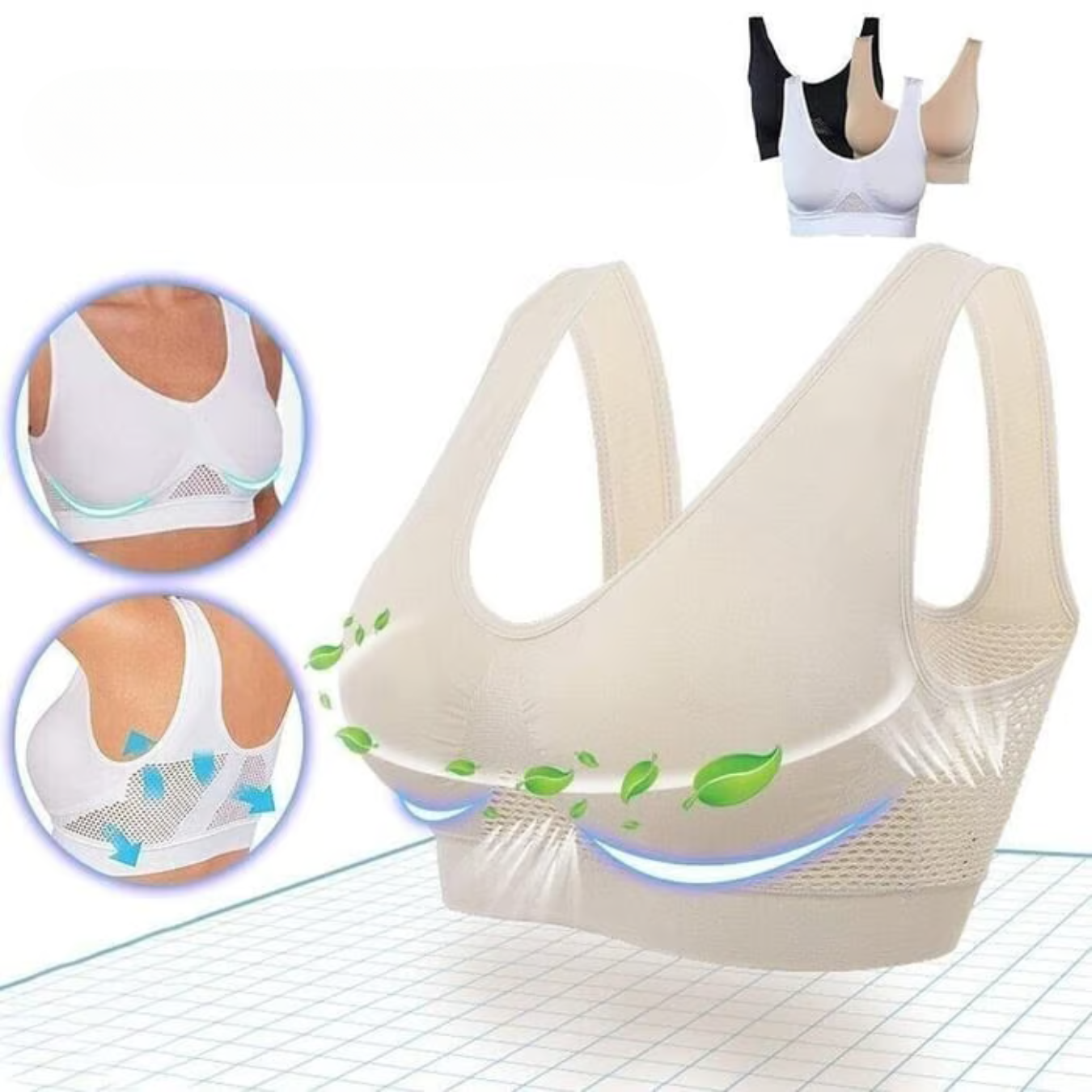 Breathable bra