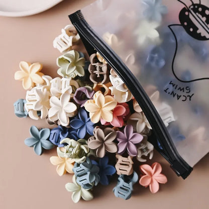 10–20 pinces à cheveux fleurs pastel – accessoires femme et fille