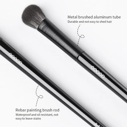 Ensemble de pinceaux de maquillage pour les yeux naturels, pour fard à paupières, Contour des sourcils, Eyeliner, pour femmes, mélange cosmétique, outils de maquillage pour détails