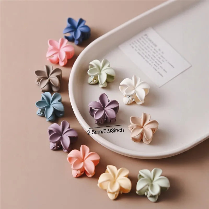 10–20 pinces à cheveux fleurs pastel – accessoires femme et fille