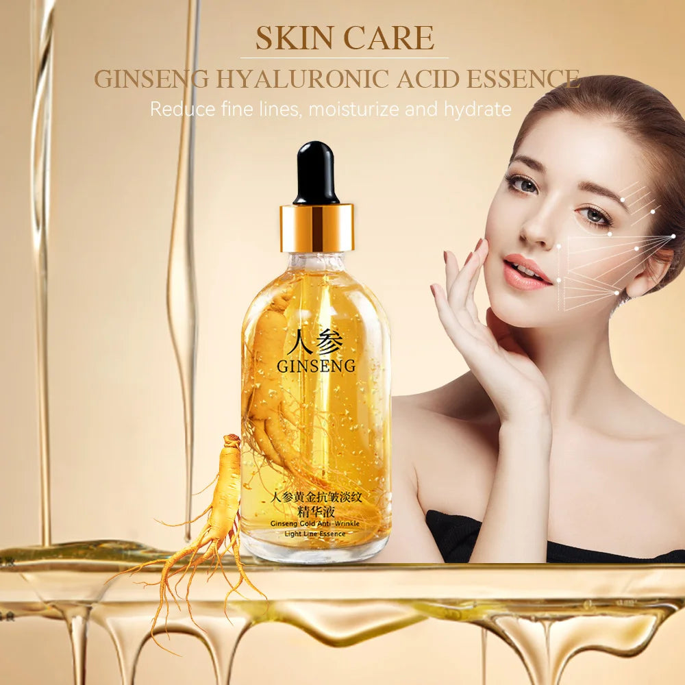 Sérum Éclat Or 24K – Acide Hyaluronique & Collagène Anti-Âge
