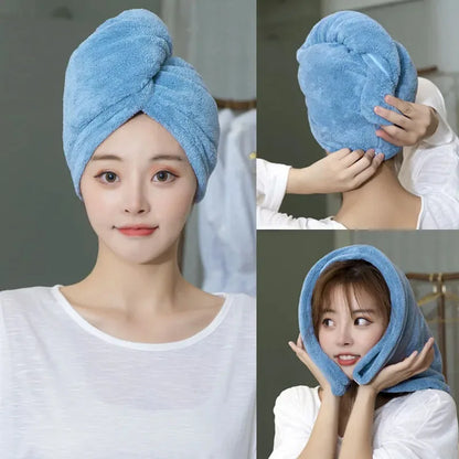 Serviette Cheveux Microfibre Express