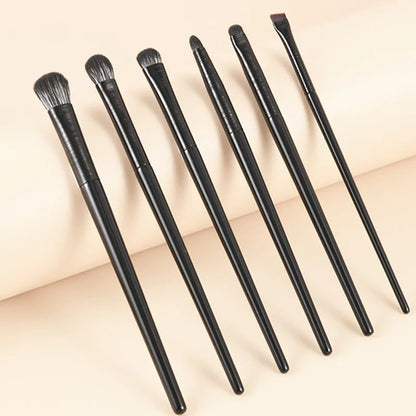 Ensemble de pinceaux de maquillage pour les yeux naturels, pour fard à paupières, Contour des sourcils, Eyeliner, pour femmes, mélange cosmétique, outils de maquillage pour détails