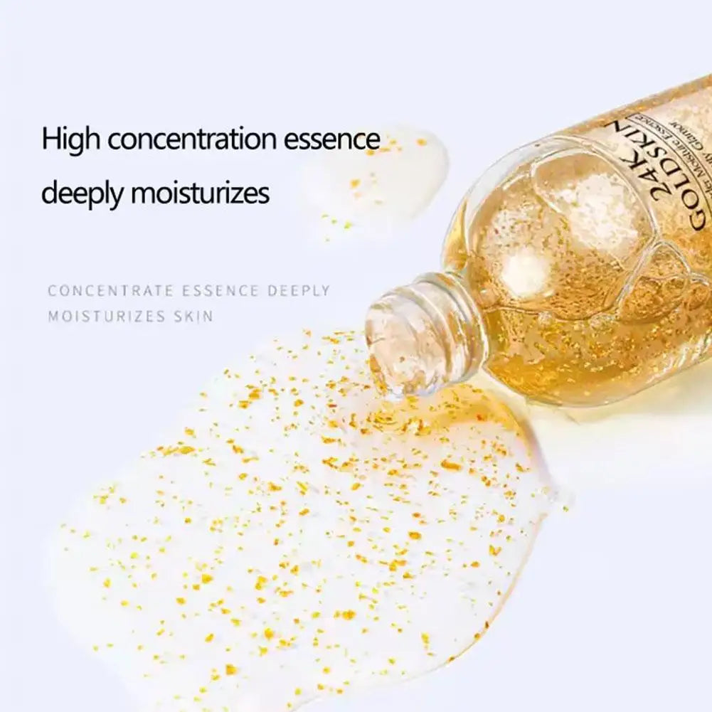 Masque Visage Or 24K Éclat Jeunesse – Anti-Âge Hydratant & Lissant Peau
