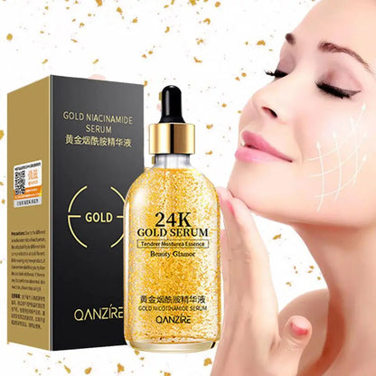 Masque Visage Or 24K Éclat Jeunesse – Anti-Âge Hydratant & Lissant Peau