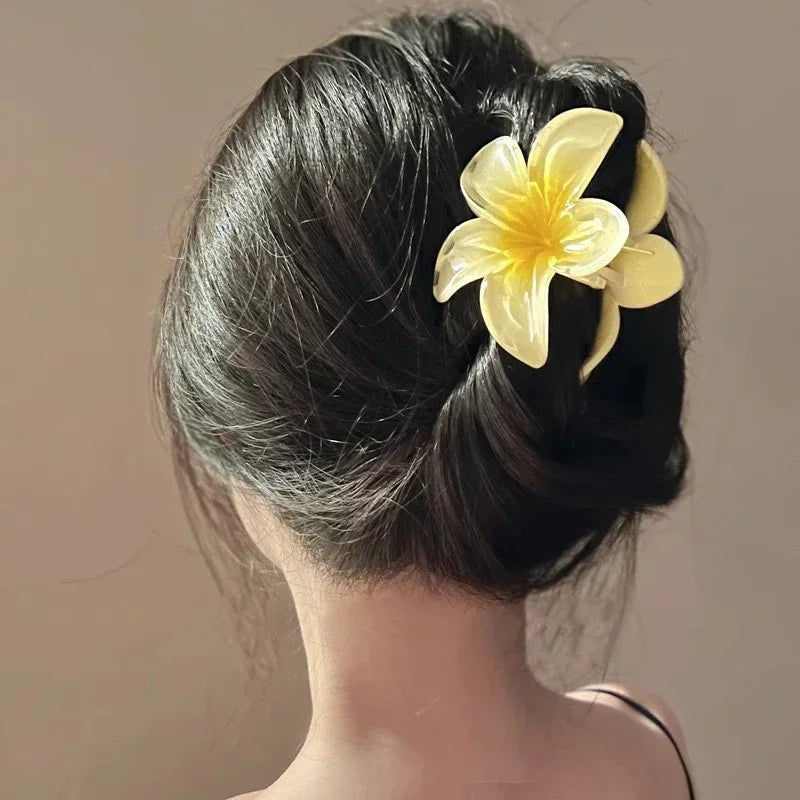 Pinces à cheveux fleur – accessoires coiffure femme et fille