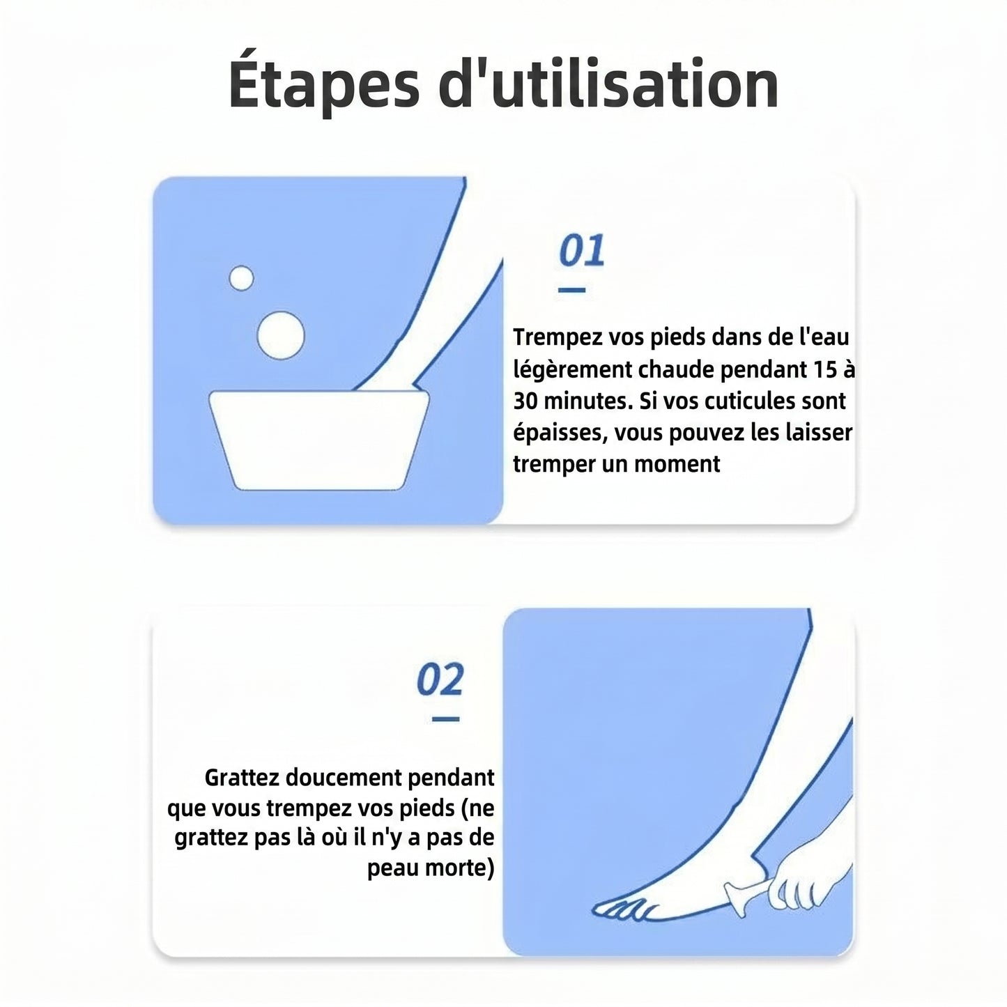 Kit PediPro pour éliminer les callosités