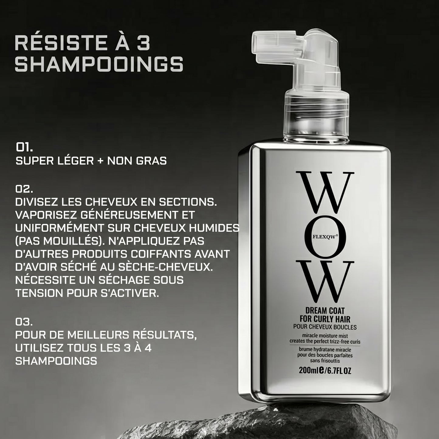 CurlÉclat – Spray Nourrissant & Revitalisant