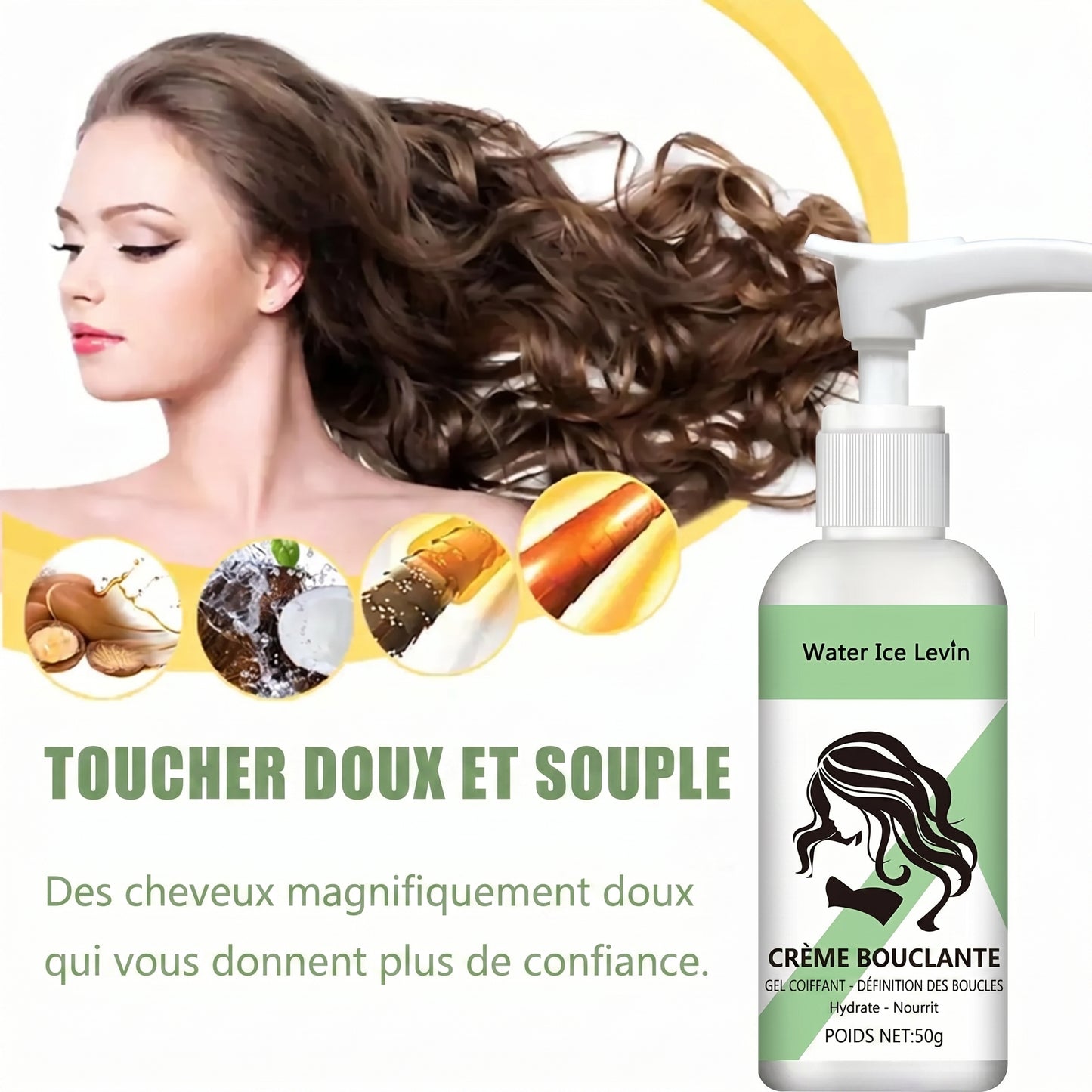 BoucleSoyeuse – Crème Coiffante Hydratante