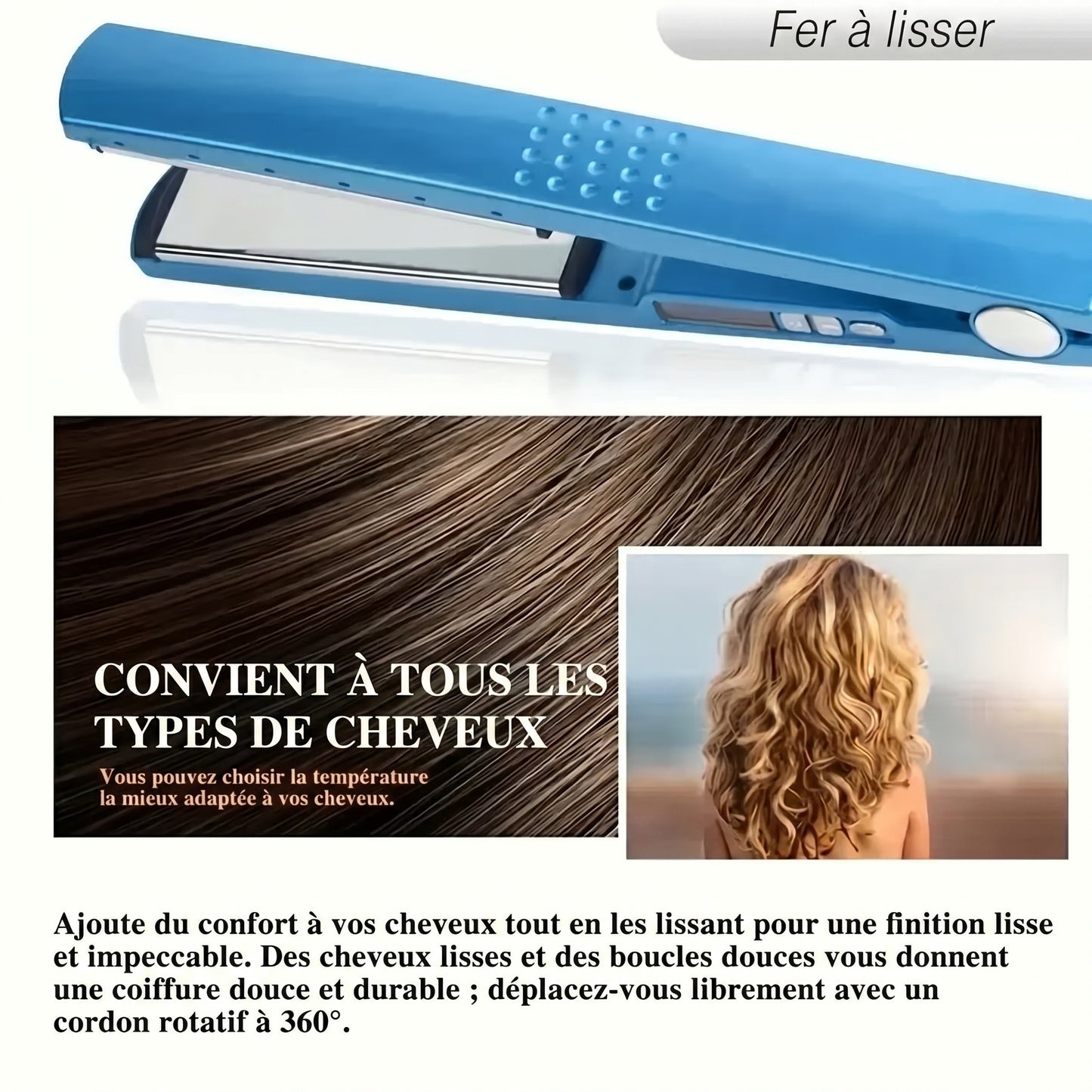 BellaStyle 2-en-1 – Lisseur & Boucleur
