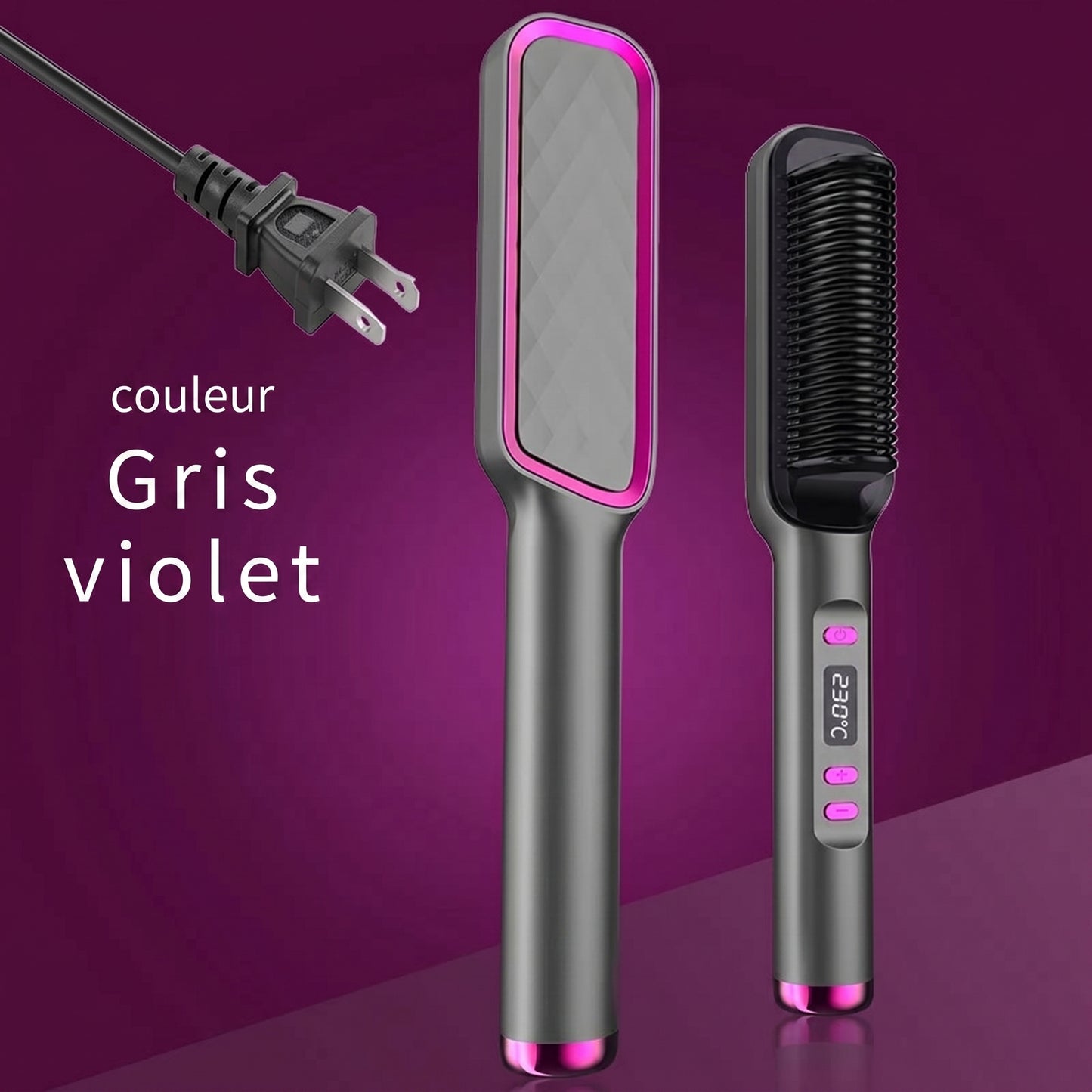 Brosse Lissante Céramique 2-en-1