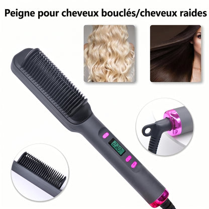 Brosse Lissante Céramique 2-en-1