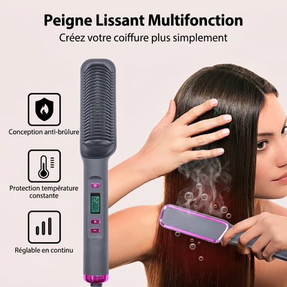 Brosse Lissante Céramique 2-en-1