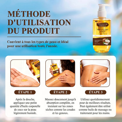 Huile de Coco Pure Hydratation