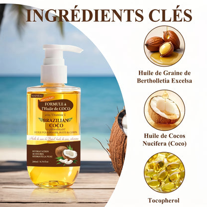 Huile de Coco Pure Hydratation
